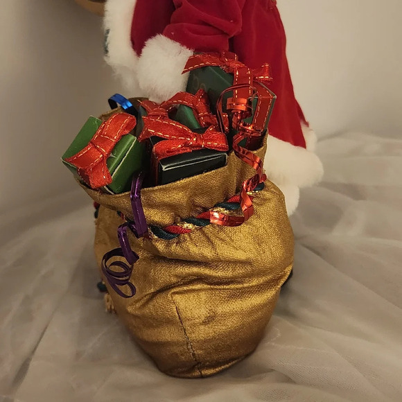 KSA Kurt Adler "Santa's Wishes" 2000 Bag of Wishes Fabriche Collectible Santa - Picture 6 of 15